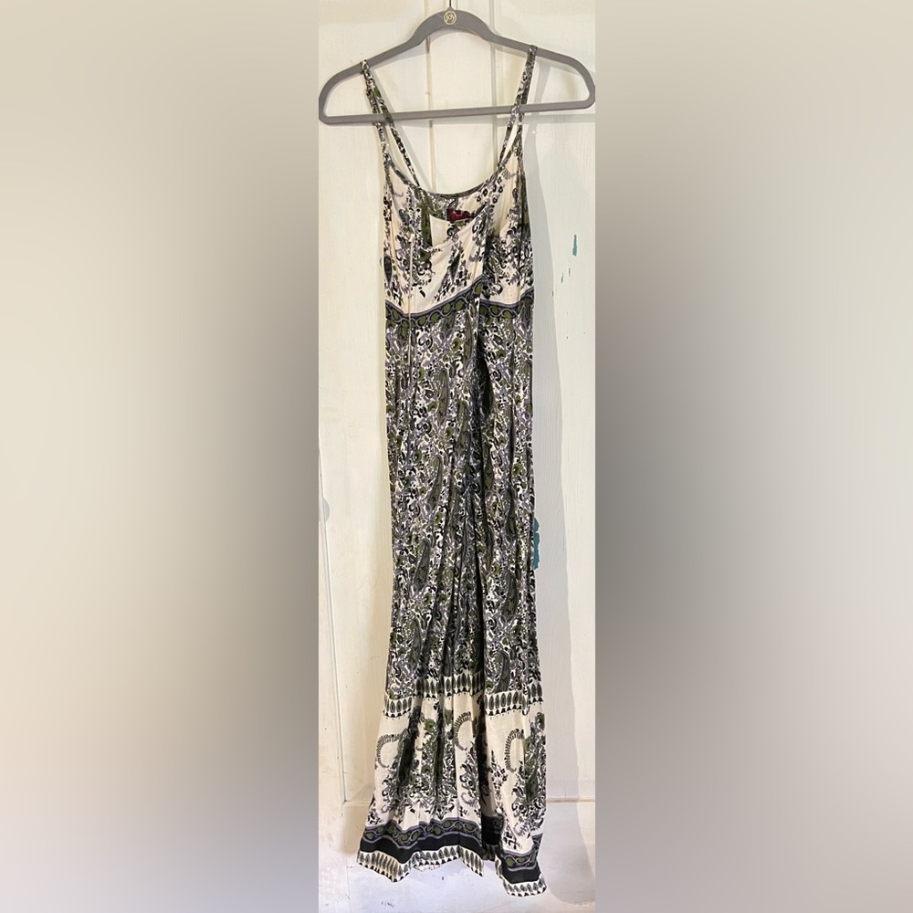 FunkyPeople long flowers and paisley dress